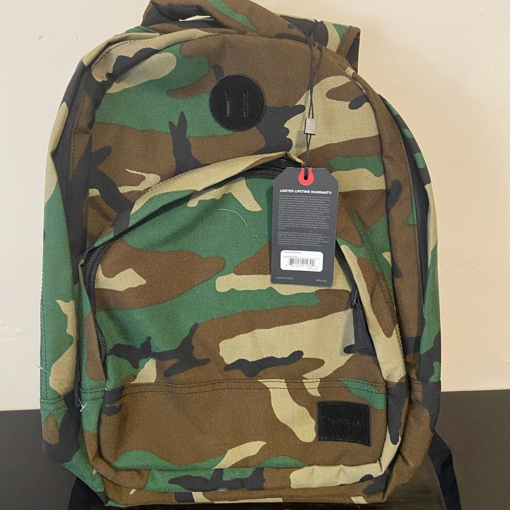 NWT Nixon Grandview Woodland Camo Backpack